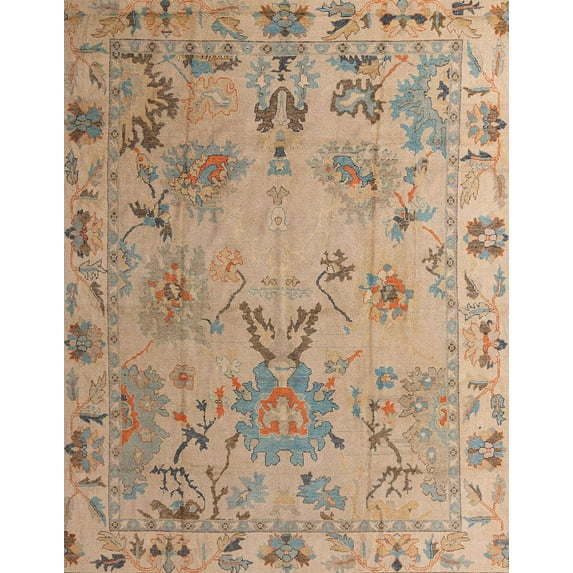 Ahgly Company Indoor Rectangle Abstract Brown Abstract Area Rugs, 7' x 10'