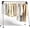 55 inch New, variant on Clothes Drying Rack Foldable, Stainless Steel Laundry Drying Rack Collapsible, Clothes Hanger for Sweater Baby Clothes Towel for Indoor & Outdoor, Portable Clothes Airer for Travel