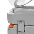 thumbnail image 6 of DEXTRUS 5.8-gal Portable Toilet with Level Indicator, Camping Porta Potty RV Toilet, Gray, 6 of 8