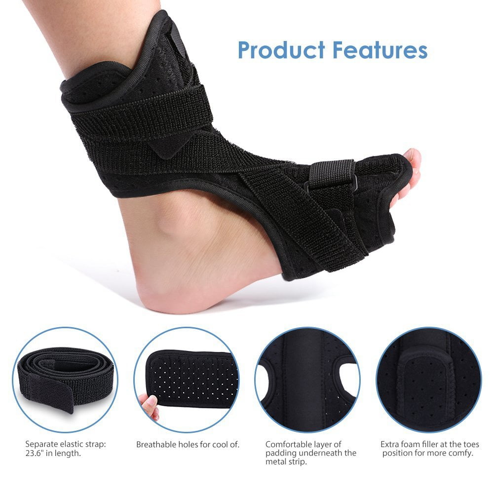 Kritne 1pc Adjustable Plantar Fasciitis Dorsal Night And Day Splint