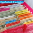 thumbnail image 5 of Uxcell Rectangular Color Coding Labels, 500 Pcs 3 x 5 Inch Rectangle Labels Sticker Self-Adhesive Name Tags, Fluorescent Blue, 5 of 7