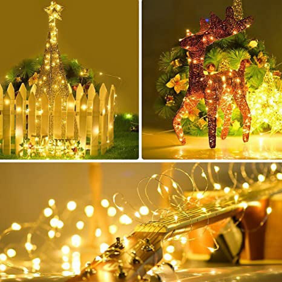 100led/150led Connectable Christmas String Lights Twinkle - Temu