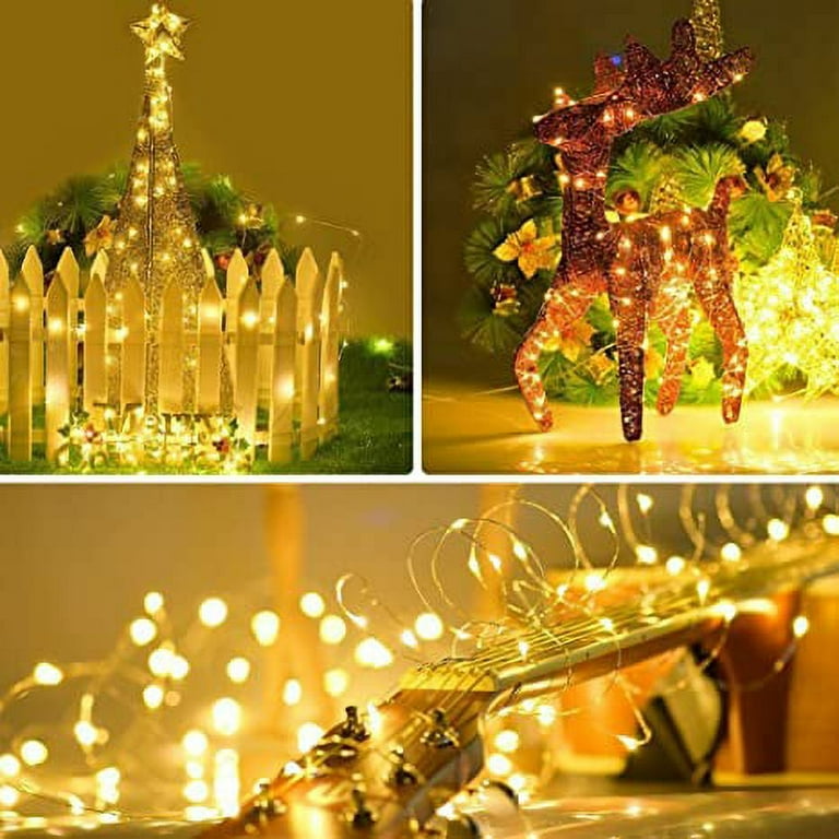 Christmas Tree String Lights, Bling Star Crystal Diamond Shape 10ft 30 LEDs,  USB Powered for Bedroom Dorm Dinner Wreathe Propose Wedding Party Date Valentine  Day Decorations 