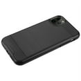 thumbnail image 4 of Kaleidio Case For iPhone 12 Pro Max (6.7") [Brushed Metal Texture] Hybrid 2-Piece Armor [Shockproof] Slim Cover [Black/Black], 4 of 4