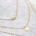 thumbnail image 4 of Femmes Multilayer Collier Simple Conception Multi choker Femmes Couches Alliage choker Chaîne Fille Cou Bijoux, 4 of 8