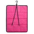 thumbnail image 6 of Quilted Tote Shoulder Beauty Bag With Brush Storage Pocket Ideal for Cosmetic Bottles Brushes Acessorries (Pink), 6 of 7