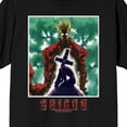 thumbnail image 2 of Trigun Vash & Nicholas Crew Neck Short Sleeve Men's Black T-shirt-Small, 2 of 4
