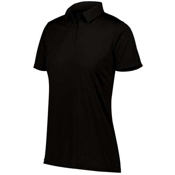 Augusta Sportswear Women's Vital Polo, BLACK, XX-Large