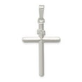 thumbnail image 4 of 925 Sterling Silver Polished INRI Cross Shaped Pendant, 4 of 5