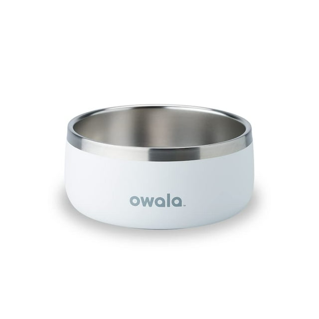 Cuenco para mascotas Owala, de acero inoxidable duradero, 700 ml, para perros y gatos