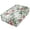 Green Berry, variant on Premium Soft Fitted Sheet for Blow Up Bed Mattress Sheets with Zipper for Camping Office Bedroom, Ikat Blue Print