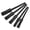 Black, variant on Yajisi 5 Pieces Auto Detailing Brush Set for Cleaning Car Interior Exterior Engine Exhaust Leather Seat Soft Bristle Cleaning Tool, Multipurpose Automotive Accessories, Deep Clean Cracks, White Grey