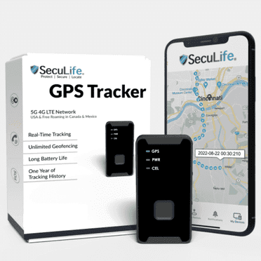 SecuLife® GPS Tracker GL300/GL320 Real-Time GPS Tracker Cars, Vehicle, Assets Tracking Device Black