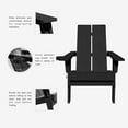 thumbnail image 4 of Krikacy Outdoor Folding Adirondack Chair-Set Of 6,with Cup Holder High Back,for patio,Black, 4 of 9