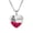 B, variant on hengsof Mom Heart Pendant Necklace, Plot Gift Accessory Gift for Mother's Day, Personalized Family Jewelry, Meaningful Keepsake Present