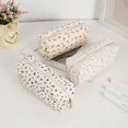 thumbnail image 2 of Aesthetic Pen Bag Bows Pencil Pouch Makeup Bag Large Capacity Pencil Case Pen Pouch Back to School Supplies for Girl Strawberry floral, 2 of 4