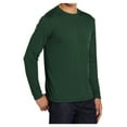 thumbnail image 4 of Yellow Rooster Men's Tall Long Sleeve PosiCharge Competitor Tee Forest Green 4XLT, 4 of 6