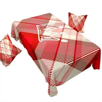 Xoxingysm Table Cloth Red Plaid Valentine'S Day Tablecloth Waterproof Tablecloth for Dining At Home, 1* Tablecloth