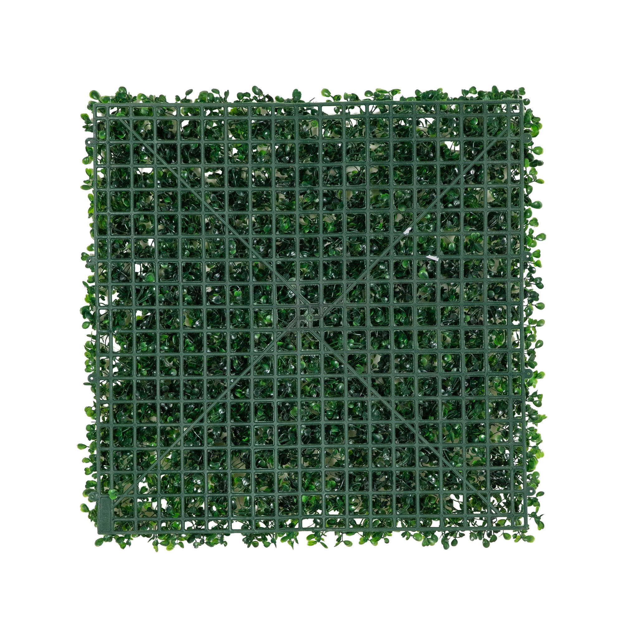 20in. x 20in. Artificial Boxwood Mat Wall Panel - Set of 12