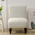 thumbnail image 6 of LKJYER Stretch Armless Chair Slipcovers, Furniture Protector Covers Spandex Accent Chair Covers Elastic Armless Accent Chair Slipcovers Removable Washable for Living Room Bedroom, 6 of 7