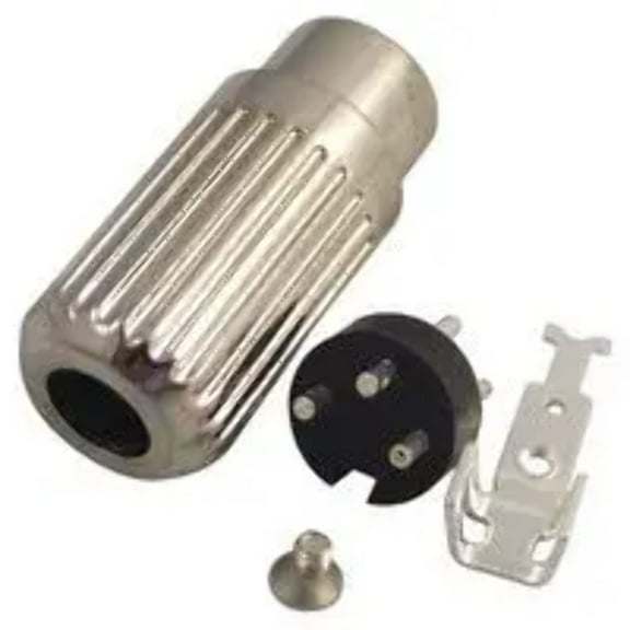 610-0300 DIN Audio / Video Connector, Screened, Plug, 3, Cable Mount, Metal Body, Silver Plated Contacts RoHS Compliant: Yes