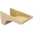 thumbnail image 5 of 10"W x 20"D x 10"H Wide Legacy Rough Cedar Woodgrain TimberThane Corbel, Primed Tan, 5 of 6