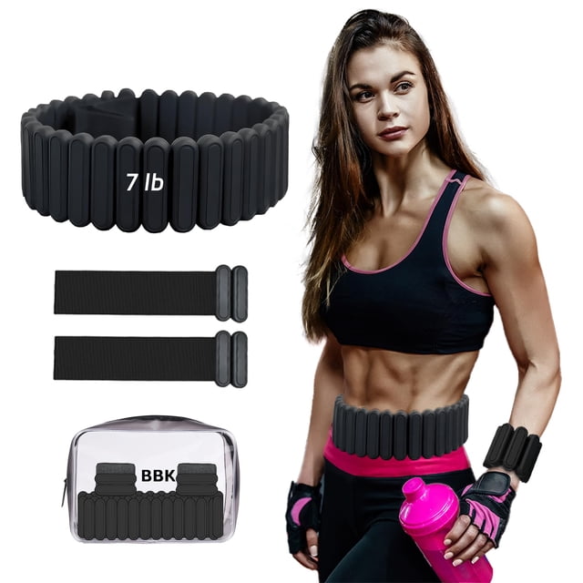 Cinturón Ajustable con Peso de Silicona BBK de 0 kg a 3.2 kg para Mujeres/Hombres