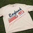 thumbnail image 5 of England Football T-Shirt, Retro 90s UK World Soccer Team Graphic Tee, 5 of 7