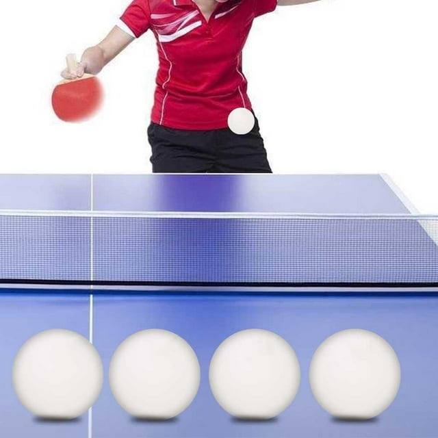 Table Tennis Ball Pong Ball Training Table Tennis Balls Practice Table Tennis Balls Training Pong Ball 6 Pcs Standard Durable ABS Practice Training Exercise Pong Tennis Balls