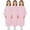 Pink, variant on TSSOE Unisex Disposable Patient Gowns Surgery Robe Adaptive Dress for Casual Daily Life Hospital Wear Ivory 6