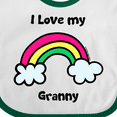 thumbnail image 4 of Inktastic I Love My Granny Boys or Girls Baby Bib, 4 of 4