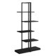 thumbnail image 1 of Librería - 60 "H / Negro / Metal negro Monarch Specialties I 7231, 1 of 2