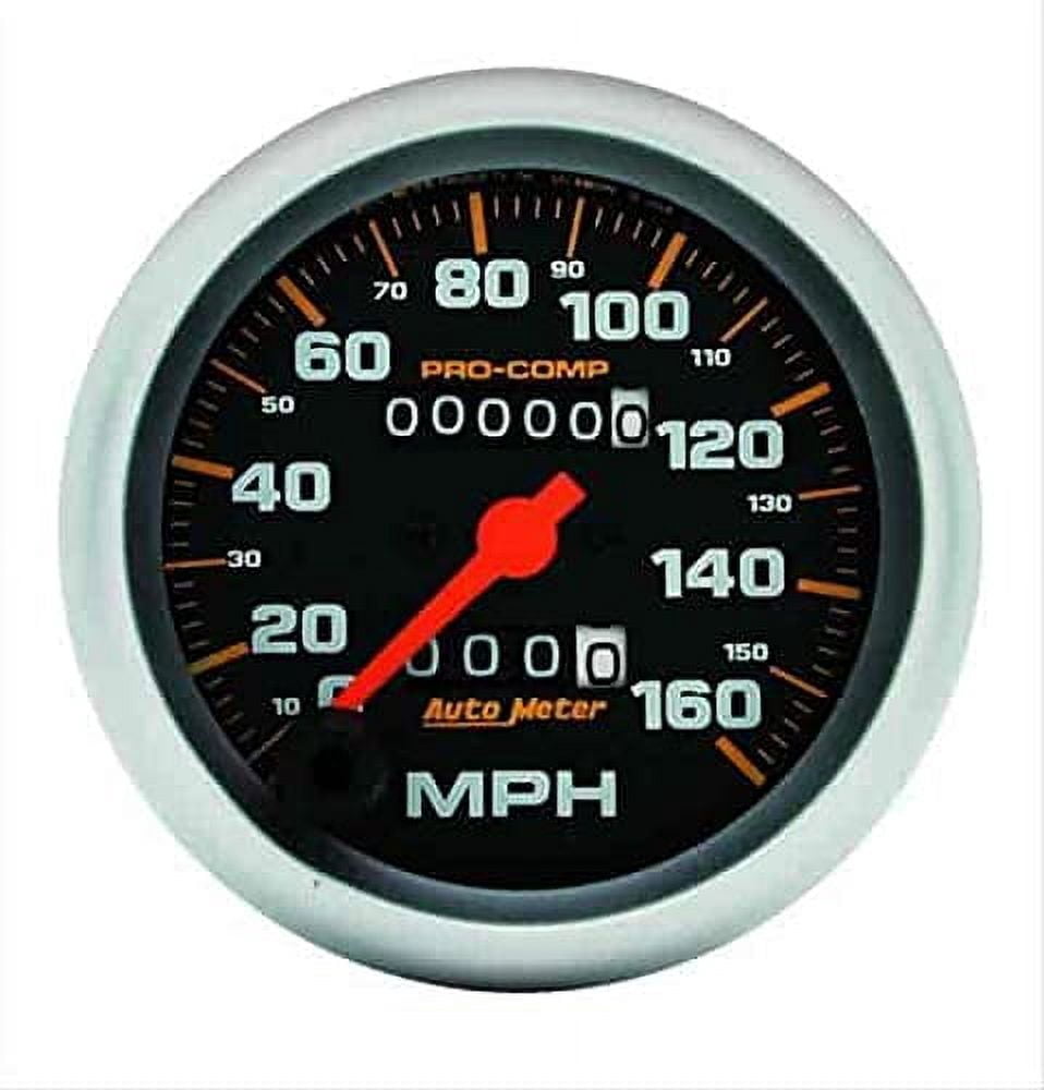 Autometer 5153 Pro-Comp Speedometer, 3-3/8", 160 MPH , Mechanical