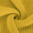 thumbnail image 5 of Sakmal Oversized Fall Sweaters for Women Chunky Knit Pullover Yellow Tops Fashion Solid V Neck Sweaters for Women, 5 of 6