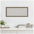 thumbnail image 6 of Amanti Art Grey Cork Board Wood Framed Parisian Silver Bulletin Board 32 in. x 14 in., 6 of 7