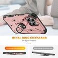 thumbnail image 6 of For iPhone 16 Pro Max Case Rugged, With Grip Ring Holder Rotating Kickstand Easy to Hand Compatile with Car Mount Anti-Scratch Heavy Duty Protective Phone Case for Apple iPhone 16 Pro Max, Rosegold, 6 of 8