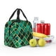 thumbnail image 5 of Balery Green Mosaic Glass Bolsa de Almuerzo Aislada – Caja de Almuerzo con Papel de Aluminio Grueso, Mantiene la Comida Fresca por 4 Horas, 5 of 8