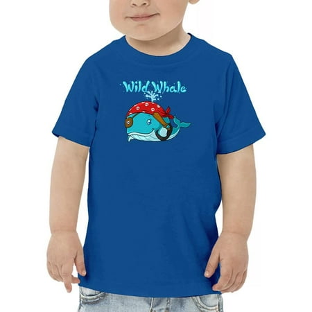 

Cartoon Blue Whale Pirate T-Shirt Toddler -Image by Shutterstock 4 Toddler