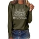thumbnail image 1 of Tops Navideños Para Mujer Blusas de Manga Larga Feliz Navidad Árbol Estampado Floral Camiseta Casual Con Cuello Redondo Odeerbi ODB194134, 1 of 7