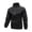 Black-4, variant on Mens Outdoor Jackets Lightweight Hiking Windproof Zip Up Tactical Jackets Casual Long Sleeve Workout Gym Cargo Coat