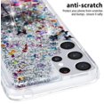 thumbnail image 6 of Glitter Case for Samsung S24 Ultra, Galaxy S24 Ultra Liquid Case Cute Pink Moving Liquid Floating Sparkle for Girls Women Clear Soft TPU Protective Cover for Samsung Galaxy S24 Ultra Dandelion, 6 of 12