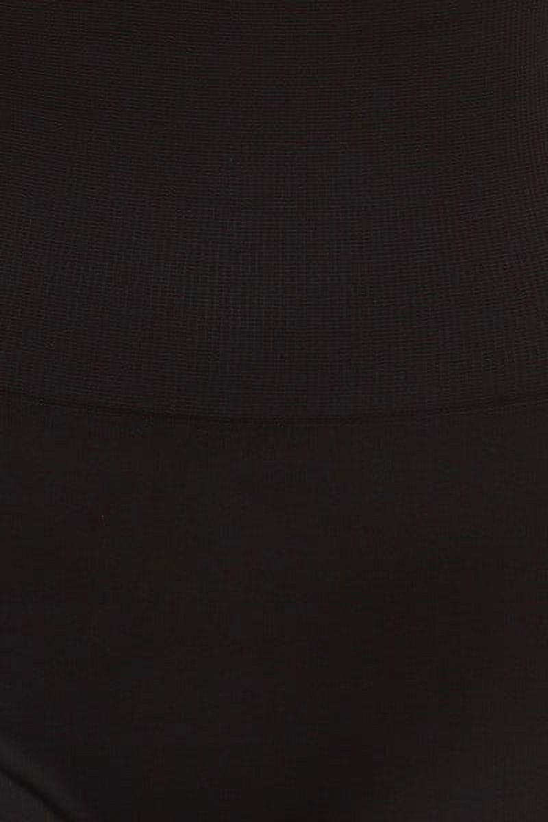 K-Cliffs Women's Solid Color Super High Waist Leggings WT/5½" Waistband, Black, One Size, 95% Polyester, 5% Spandex