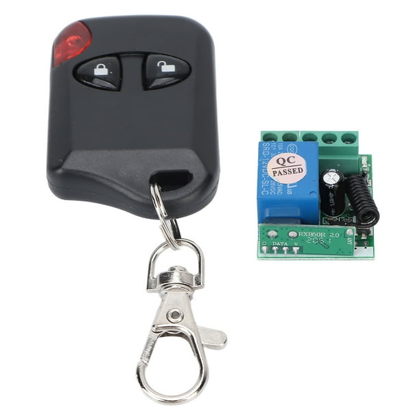 Single Channel Relay Switch, 433MHz DC12V Multifunctional Remote