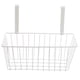 thumbnail image 1 of 1pc Iron Art Multifunctional Storage Basket Iron Flower Pot Holder (White), 1 of 6