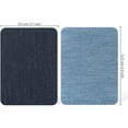 thumbnail image 2 of 30 Pieces Iron on Fabric Patches Denim Jean Repair Clothing Patch Kit for Jacket Clothes,5 Colour, 2 of 7