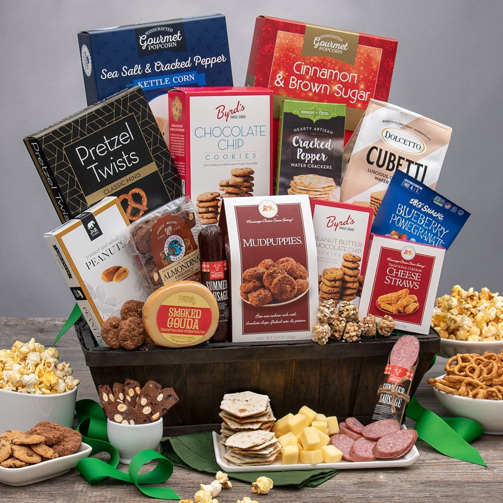 Snack & Chocolate Gift Basket Deluxe