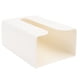 thumbnail image 2 of Porta pañuelos sin rastro, caja de pañuelos de pared, servilletero, caja de almacenamiento de pañuelos, color blanco, 2 of 6