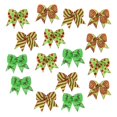 thumbnail image 1 of Adornos navideños Lazos Decoración navideña Coronas resistentes Adornos de lazo para Navidad 16 piezas, 1 of 9