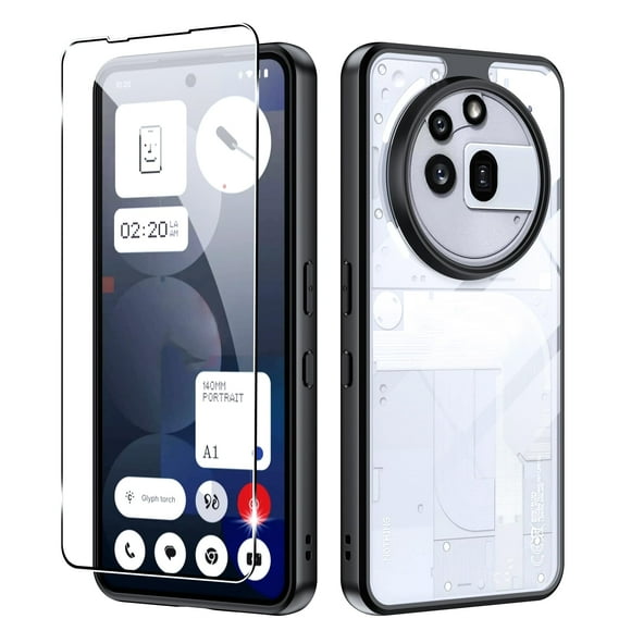 Funda de teléfono y vidrio templado para Nothing Phone 3a Pro