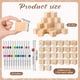 thumbnail image 3 of Kit de juego Baby Shower Blocks Aisharery, 117 unidades con bloques de madera, 3 of 6